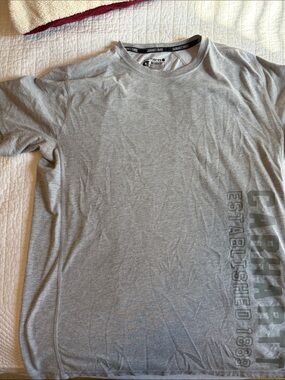 Carhartt Light Gray Short-Sleeve Logo Tee men's med